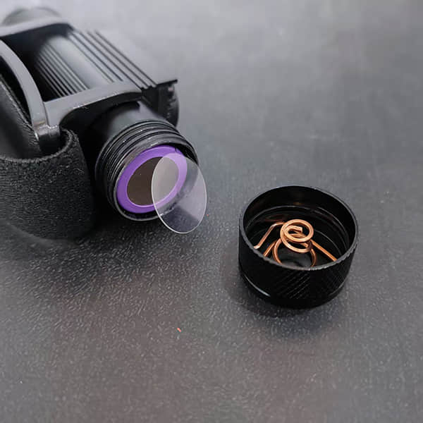 Bug-resist White & 460nm Blue light Night Carp Fishing Aluminum Head torch